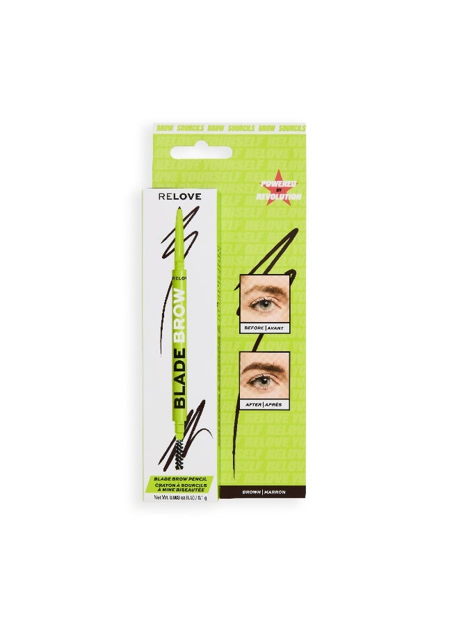 REVOLUTION قلم تحديد الحواجب ريلوف بليد من ريفوليوشن بني - Image 1